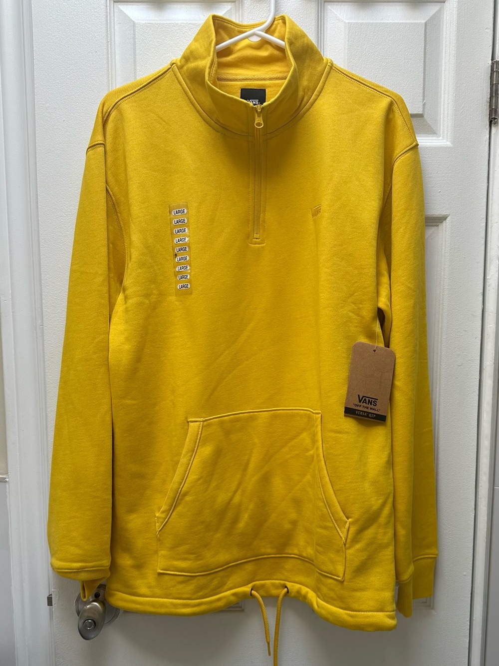 Vans Men’s Bright Yellow Half-Zip Pullover